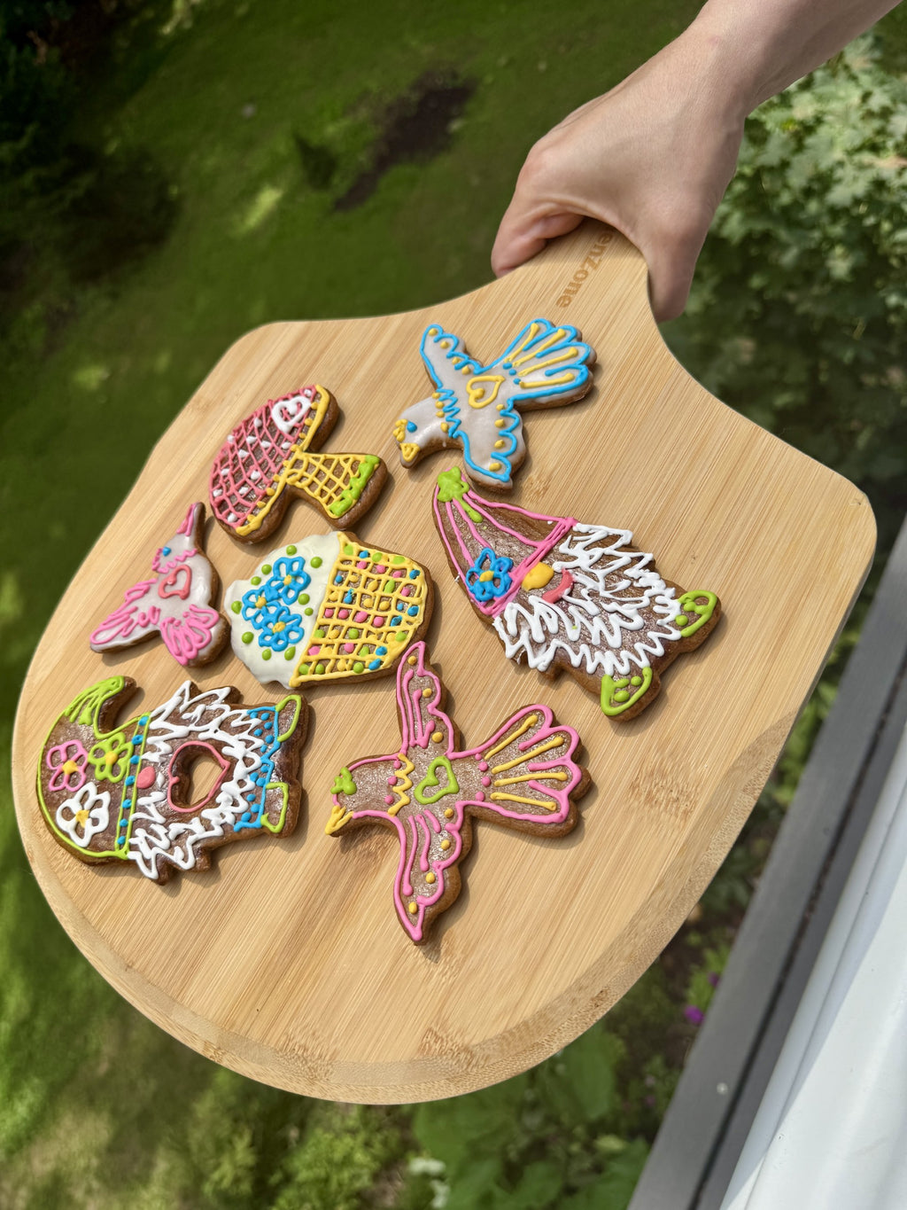 Decorated Gingerbread Cookies