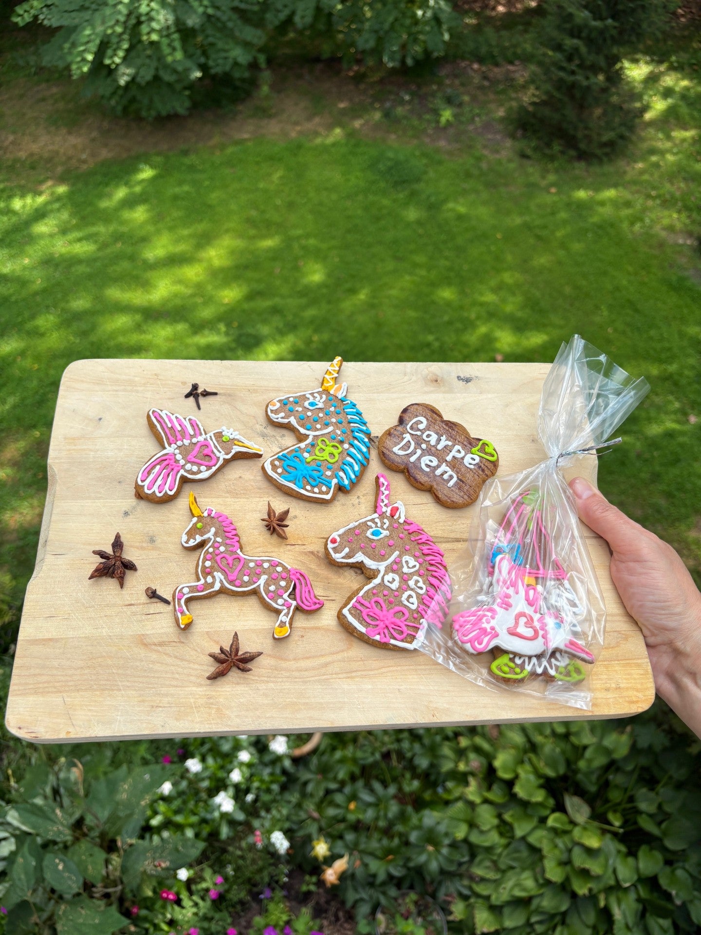 Decorated Gingerbread Cookies