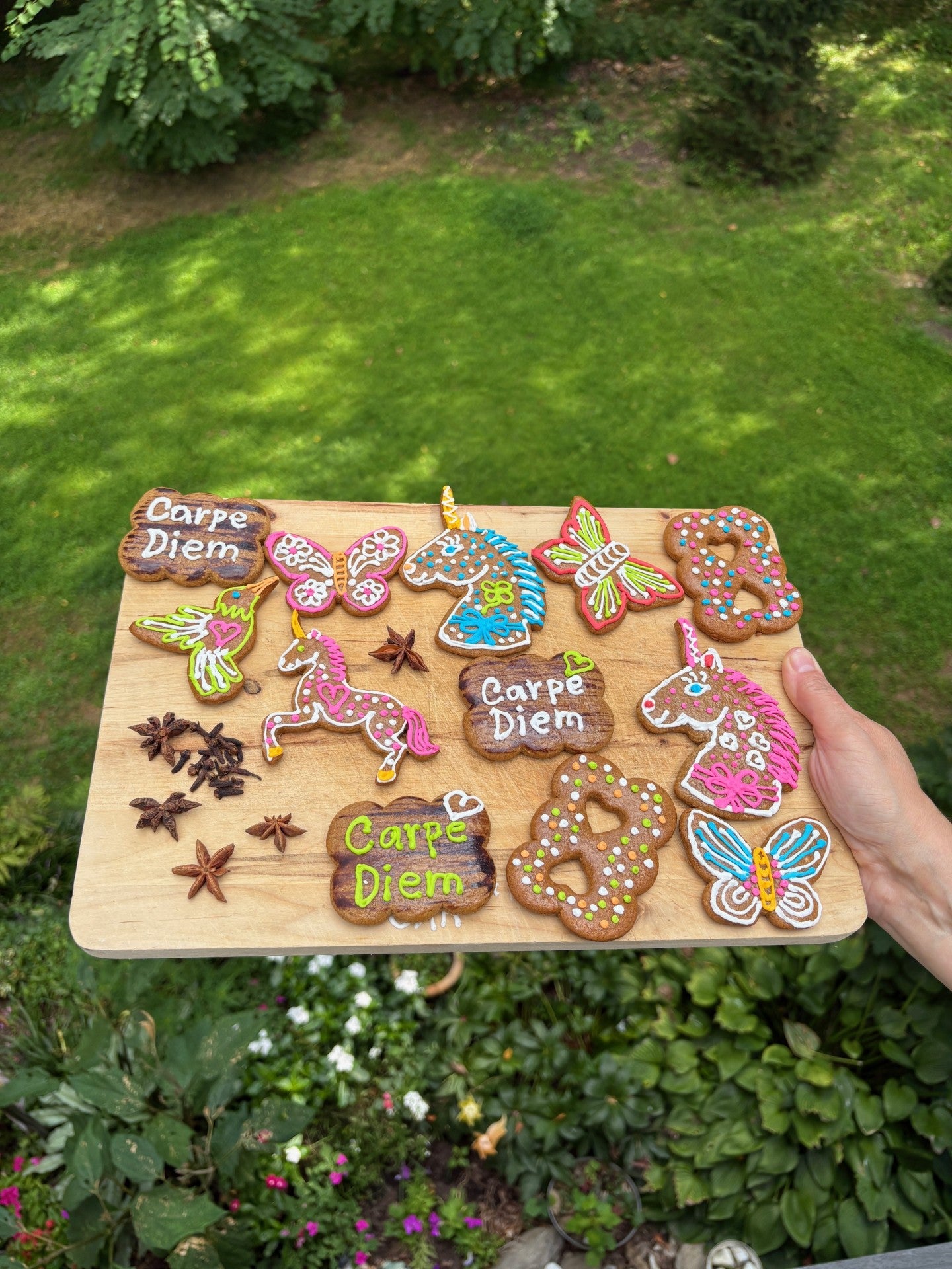 Decorated Gingerbread Cookies